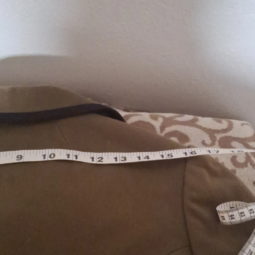 Vintage Bonwit Teller Traina Norell Olive Skirt Set with Black Accents - Picture 16 of 16